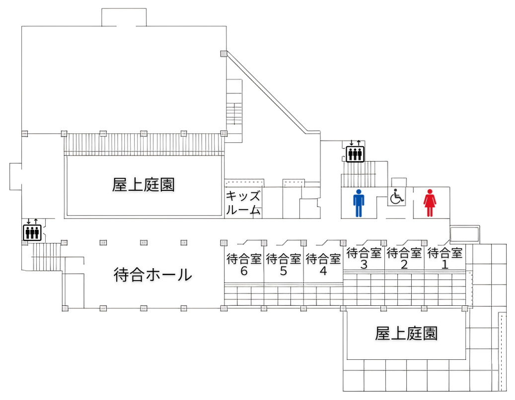 永遠の森の館内案内図
